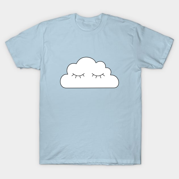 Cute Sleepy Cloud T-Shirt by Pare-Cliche